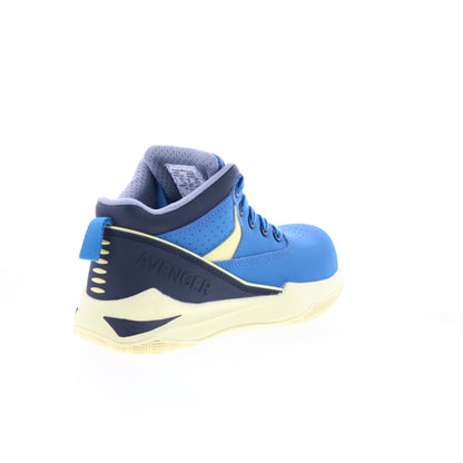 Avenger Reaction Carbon Toe SR A832 Womens Blue Leather Work & Safety Shoes