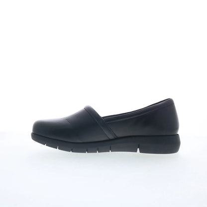 Softwalk Adora 2.0 S2316-001 Womens Black Leather Slip On Clog Flats Shoes