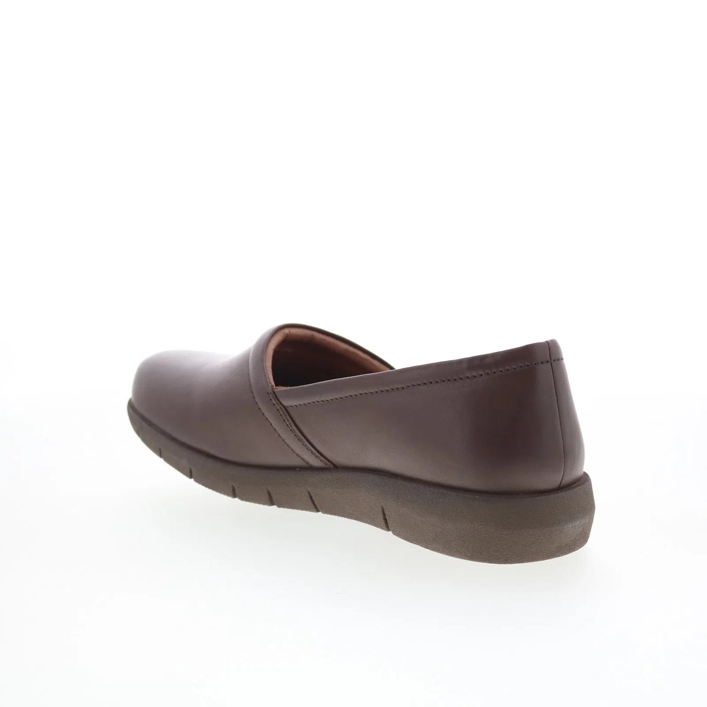 Softwalk Adora 2.0 S2316-210 Womens Brown Leather Slip On Clog Flats Shoes