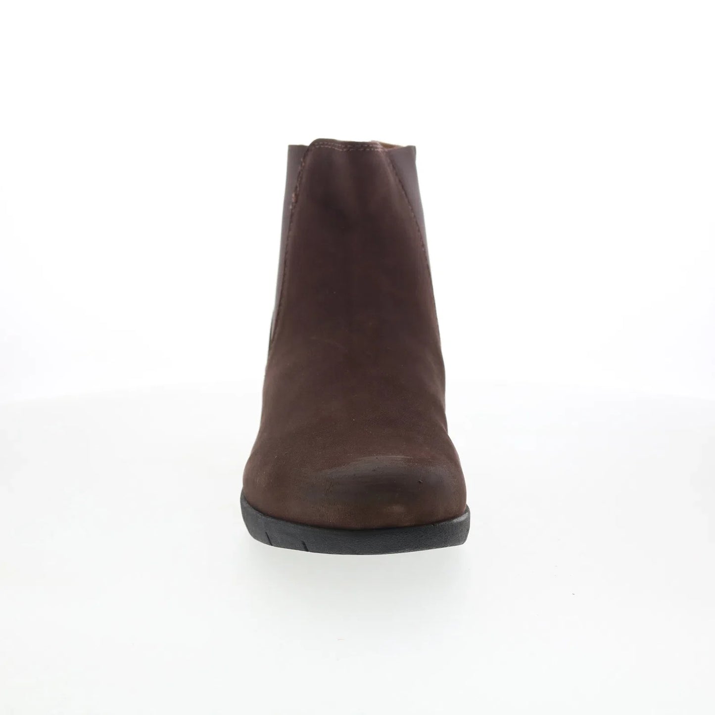 Softwalk Albany S2351-200 Womens Brown Leather Slip On Chelsea Boots