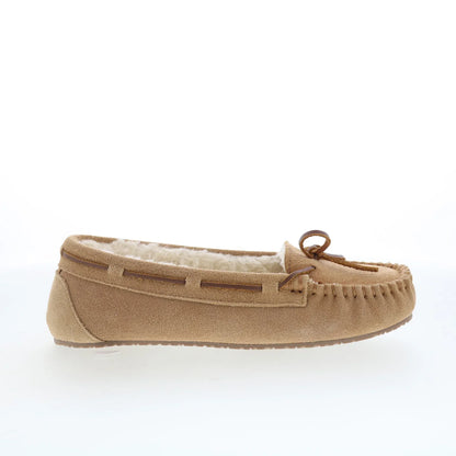 Minnetonka Allie Junior Trapper 4052 Womens Brown Loafer Slippers Shoes