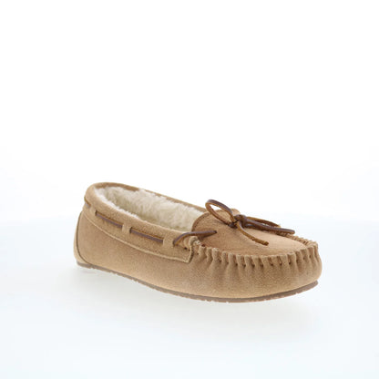 Minnetonka Allie Junior Trapper 4052 Womens Brown Loafer Slippers Shoes