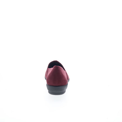 Easy Spirit Arlie 2 SEARLIE2 Womens Red Wide Canvas Loafer Flats Shoes