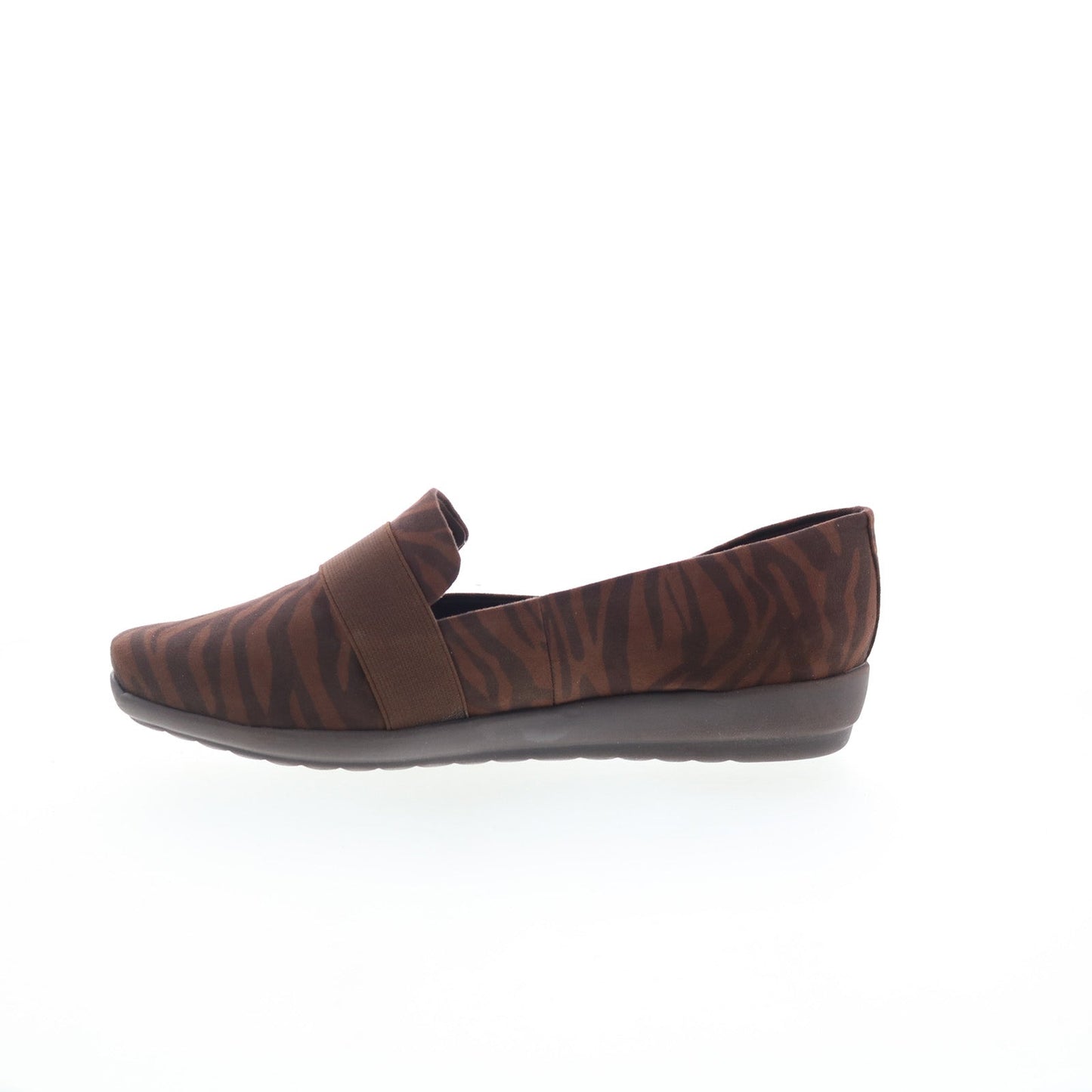 Easy Spirit Audrey 2 SEAUDREY2 Womens Brown Canvas Loafer Flats Shoes