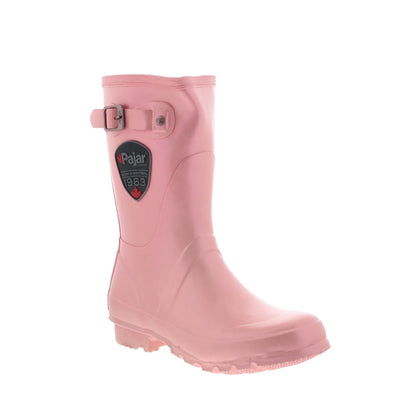 Pajar Axara 55904 Womens Pink Synthetic Hook & Loop Mid Calf Boots