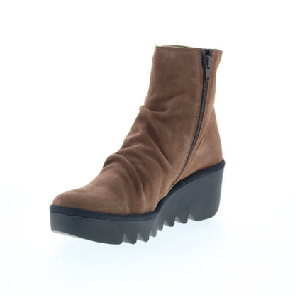 Fly London Baan BAAN538FLY-000 Womens Brown Suede Ankle & Booties Boots