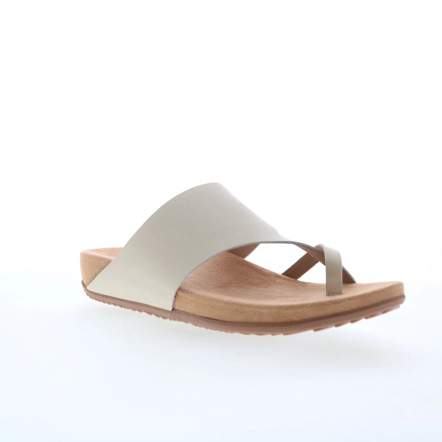 Softwalk Blaine S2305-131 Womens Beige Leather Slip On Slides Sandals Shoes