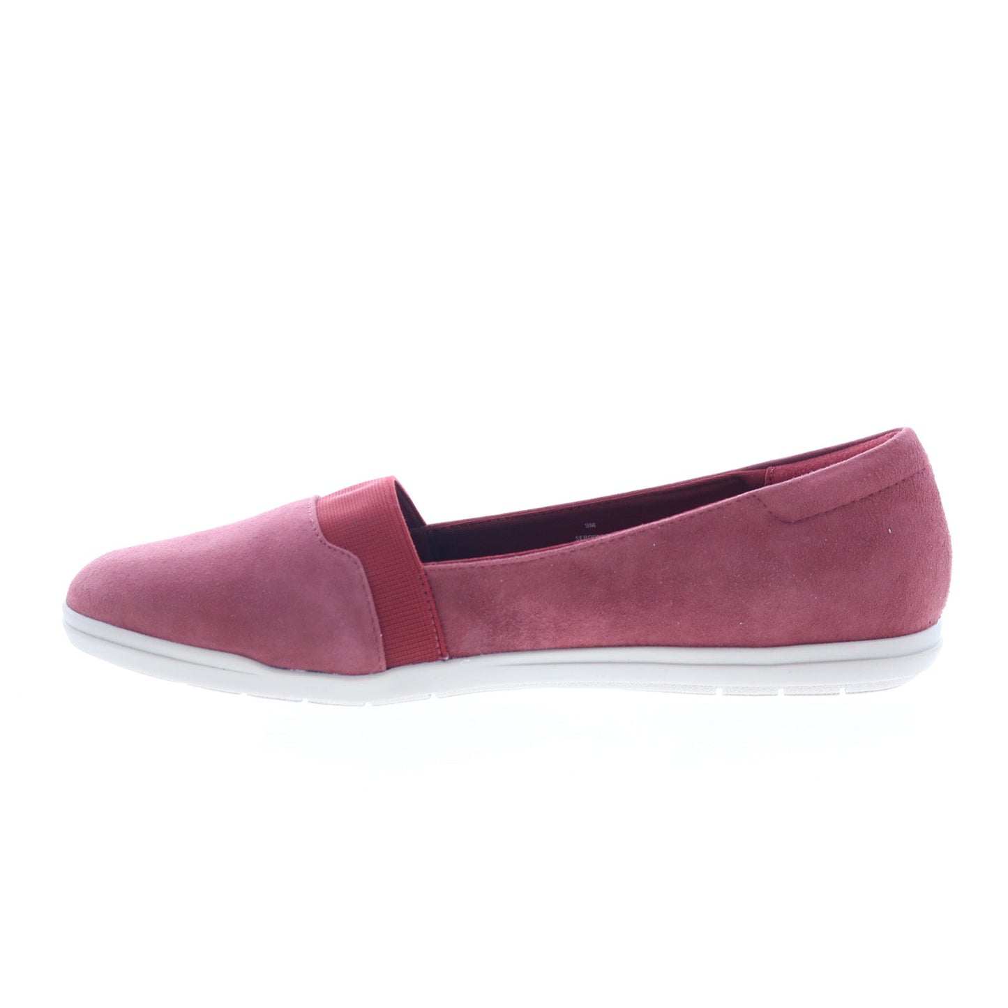 Easy Spirit Bounce SEBOUNCE Womens Red Suede Loafer Flats Shoes