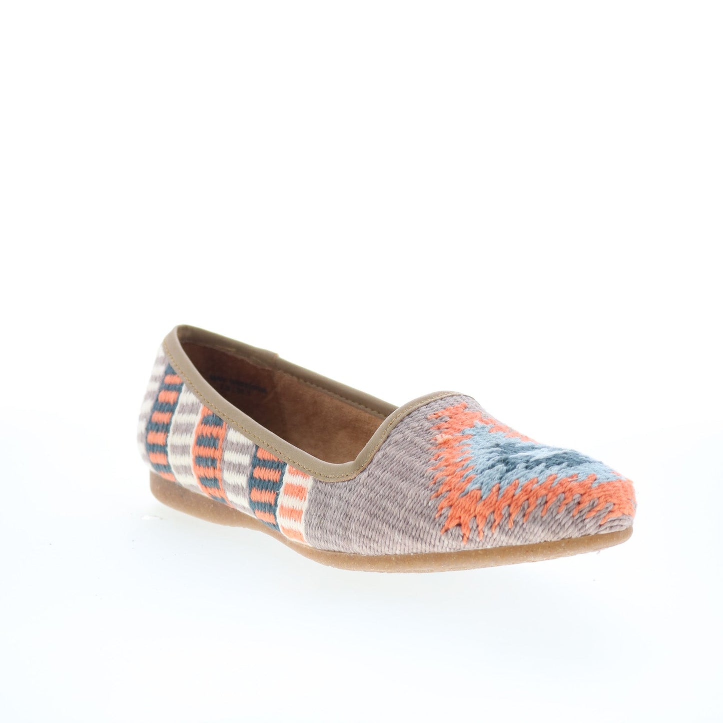Born Giselle BR0020555 Womens Gray Mesh Slip On Ballet Flats Shoes