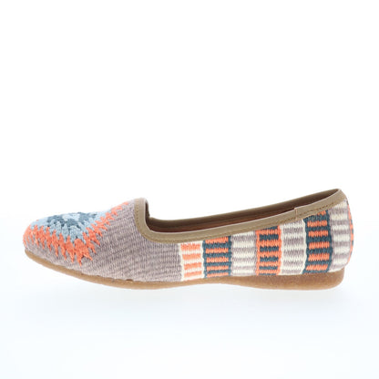 Born Giselle BR0020555 Womens Gray Mesh Slip On Ballet Flats Shoes