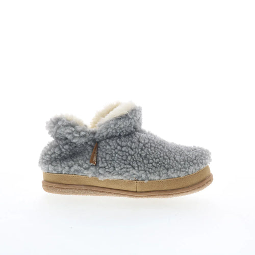 Minnetonka Brekyn Bootie 44695 Womens Gray Synthetic Slip On Ankle & Booties Boots