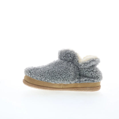 Minnetonka Brekyn Bootie 44695 Womens Gray Synthetic Slip On Ankle & Booties Boots