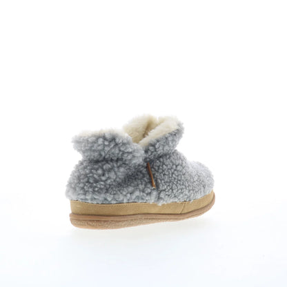 Minnetonka Brekyn Bootie 44695 Womens Gray Synthetic Slip On Ankle & Booties Boots