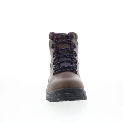 Avenger Builder Mid Soft Toe EH WP Womens Brown Wide Work & Safety Boots
