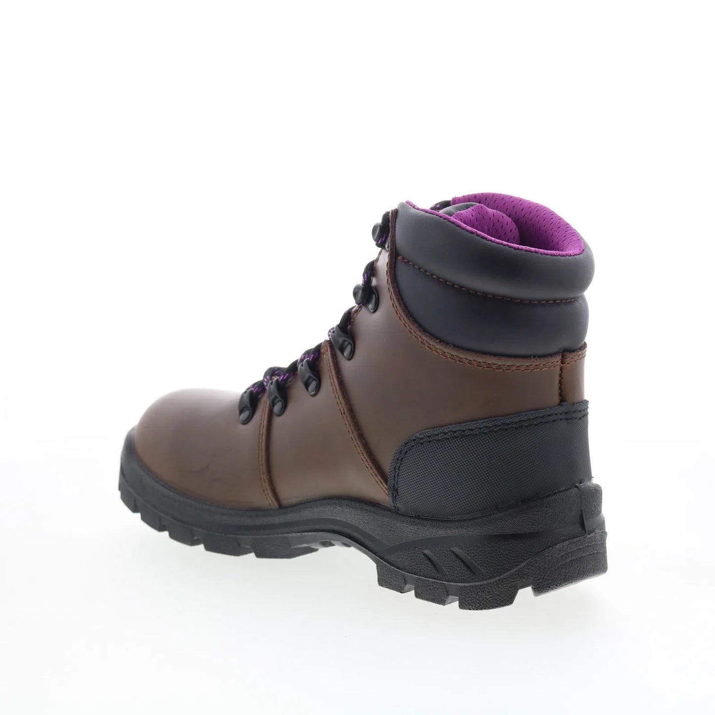 Avenger Builder Mid Soft Toe EH WP Womens Brown Wide Work & Safety Boots