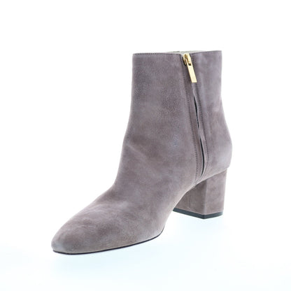 Bruno Magli Vinny BW2VINO3 Womens  Gray Suede Zipper Casual Dress Boots
