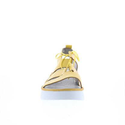 Fly London Caio CAIO363FLY-005 Womens Yellow Strap Sandals Shoes