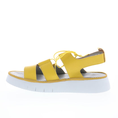 Fly London Caio CAIO363FLY-005 Womens Yellow Strap Sandals Shoes