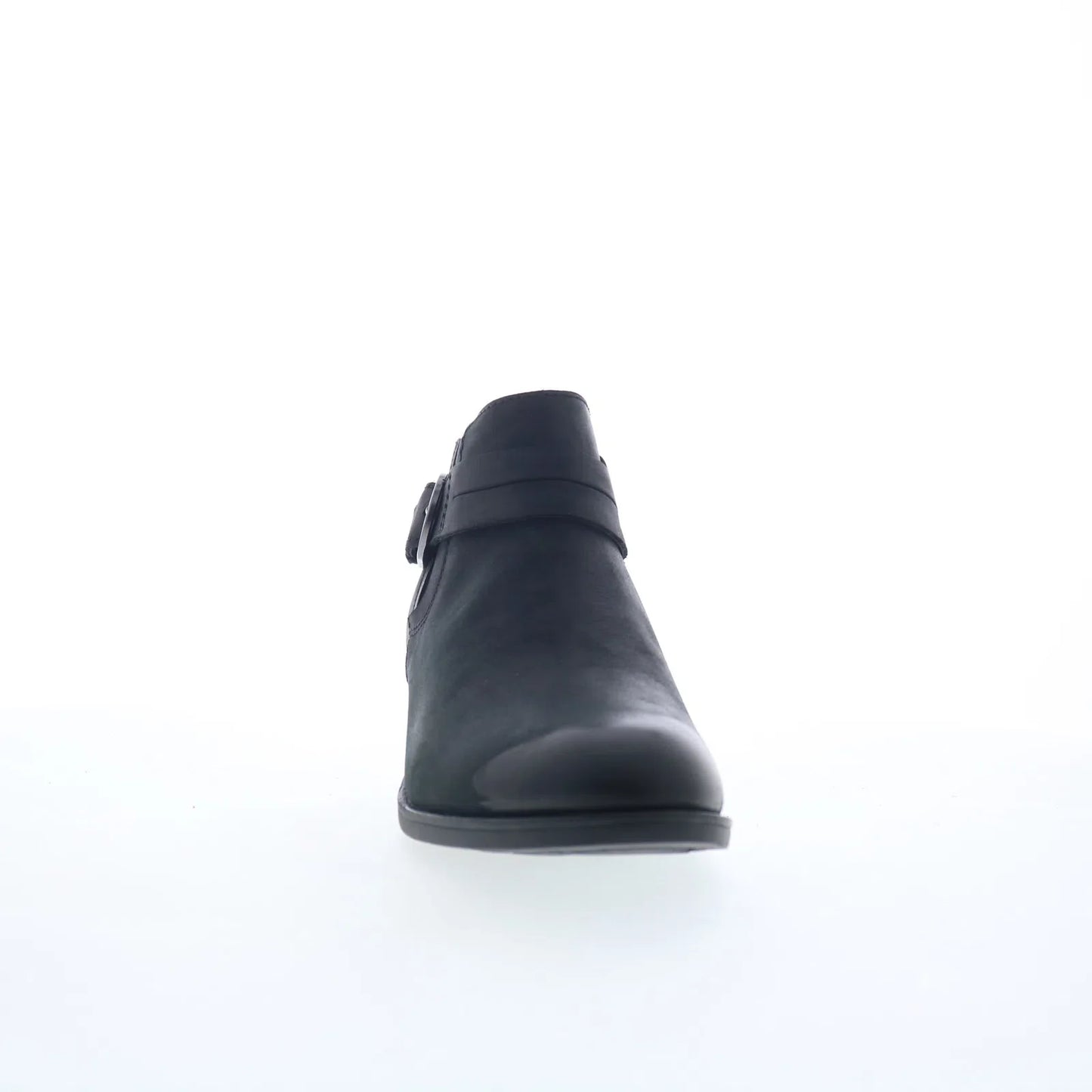 Clarks Charlten Rae 26179573 Womens Black Wide Leather Ankle & Booties Boots