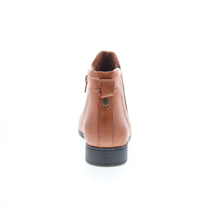 Cobb Hill Crosbie Gore CI9262 Womens Brown Wide Ankle & Booties Boots