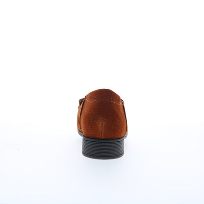 Cobb Hill Crosbie Moc CI9330 Womens Brown Loafers & Slip Ons Casual Shoes