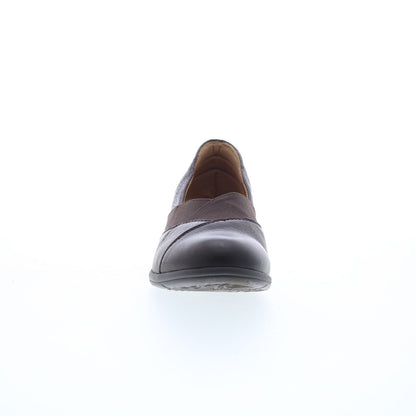 Comfortiva Quinton CT0016300 Womens Brown Wide Leather Pumps Heels Shoes