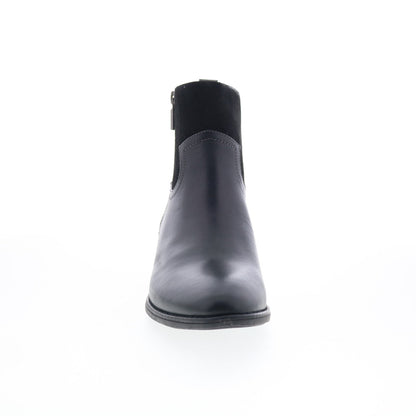 Comfortiva Carter CT00467 Womens Black Leather Zipper Ankle & Booties Boots