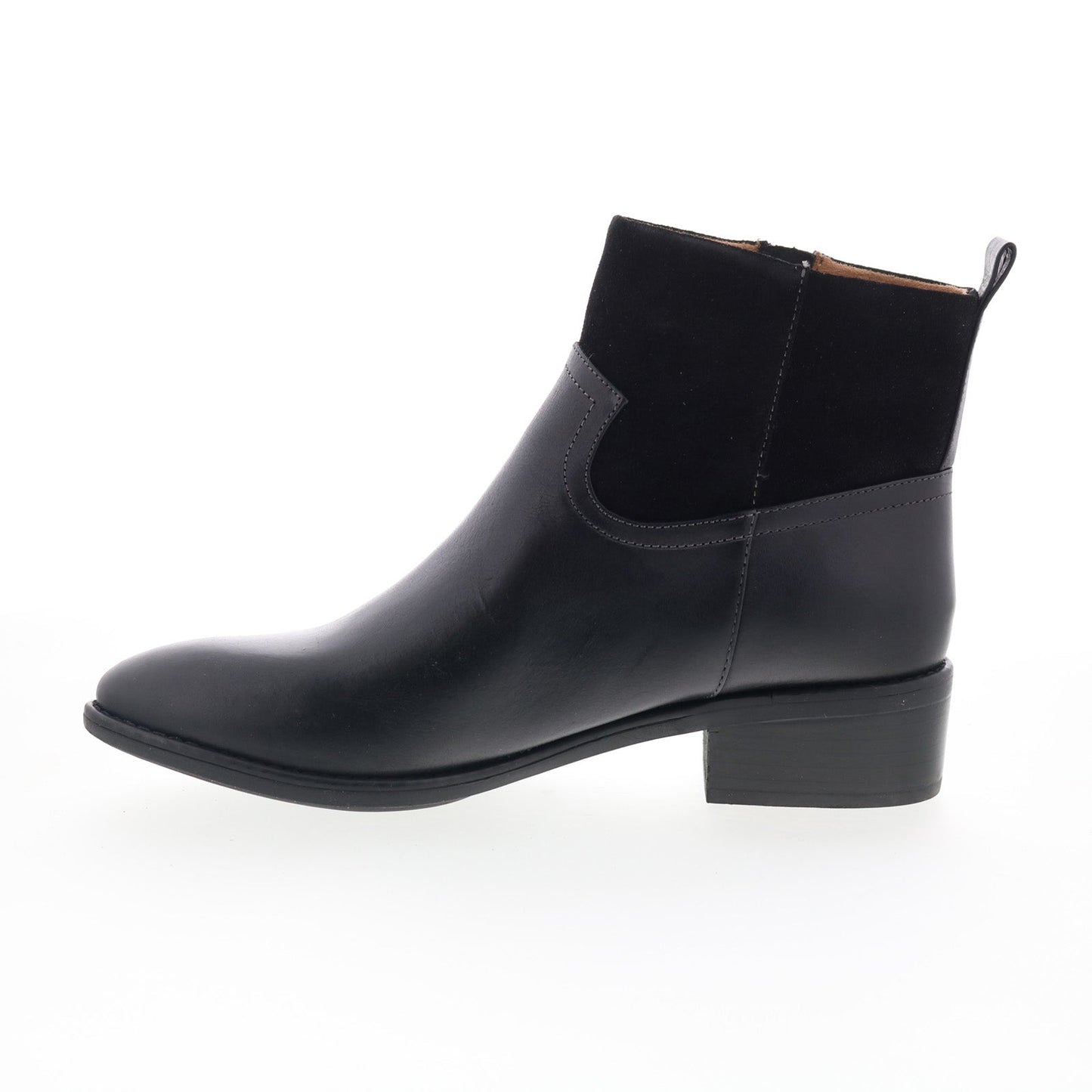 Comfortiva Carter CT00467 Womens Black Leather Zipper Ankle & Booties Boots
