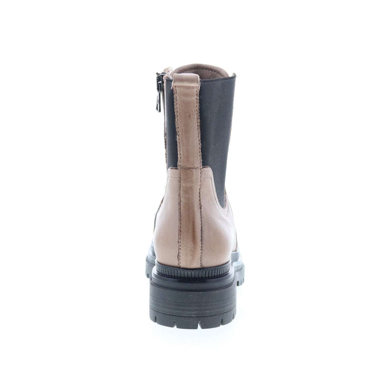 Miz Mooz Davie Womens Beige Leather Lace Up Casual Dress Boots