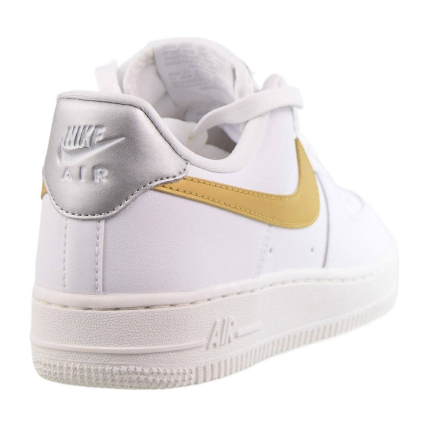 Nike Air Force 1 Low '07 Women's Shoes White Metallic Gold
