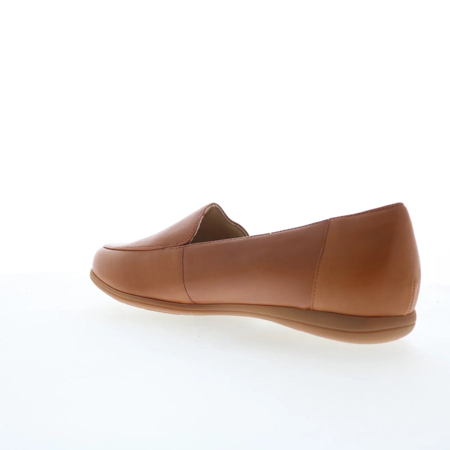Trotters Deanna T2055-215 Womens Brown Leather Slip On Loafer Flats Shoes