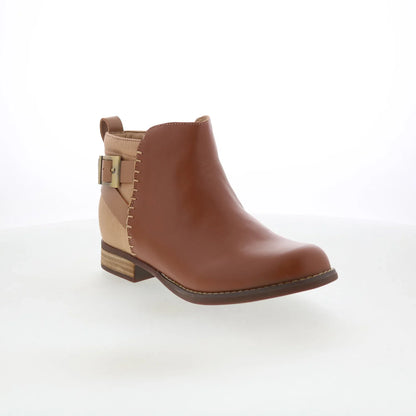 Spenco Dove Creek Boots SP1002SAD Womens Brown Leather Ankle & Booties Boots