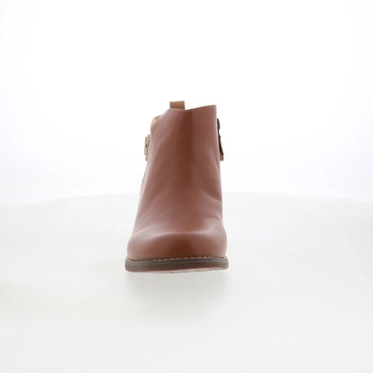 Spenco Dove Creek Boots SP1002SAD Womens Brown Leather Ankle & Booties Boots