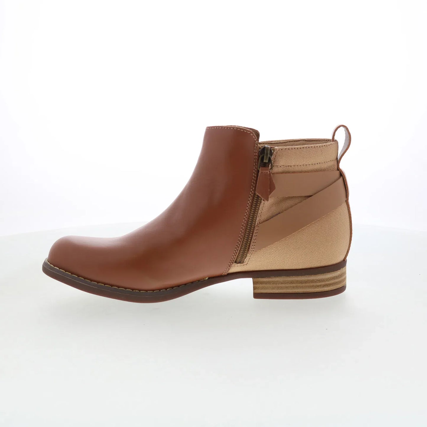 Spenco Dove Creek Boots SP1002SAD Womens Brown Leather Ankle & Booties Boots