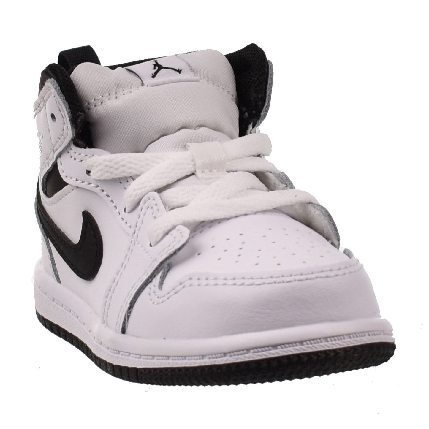 Jordan 1 Mid (TD) Toddlers' Shoes White-Black