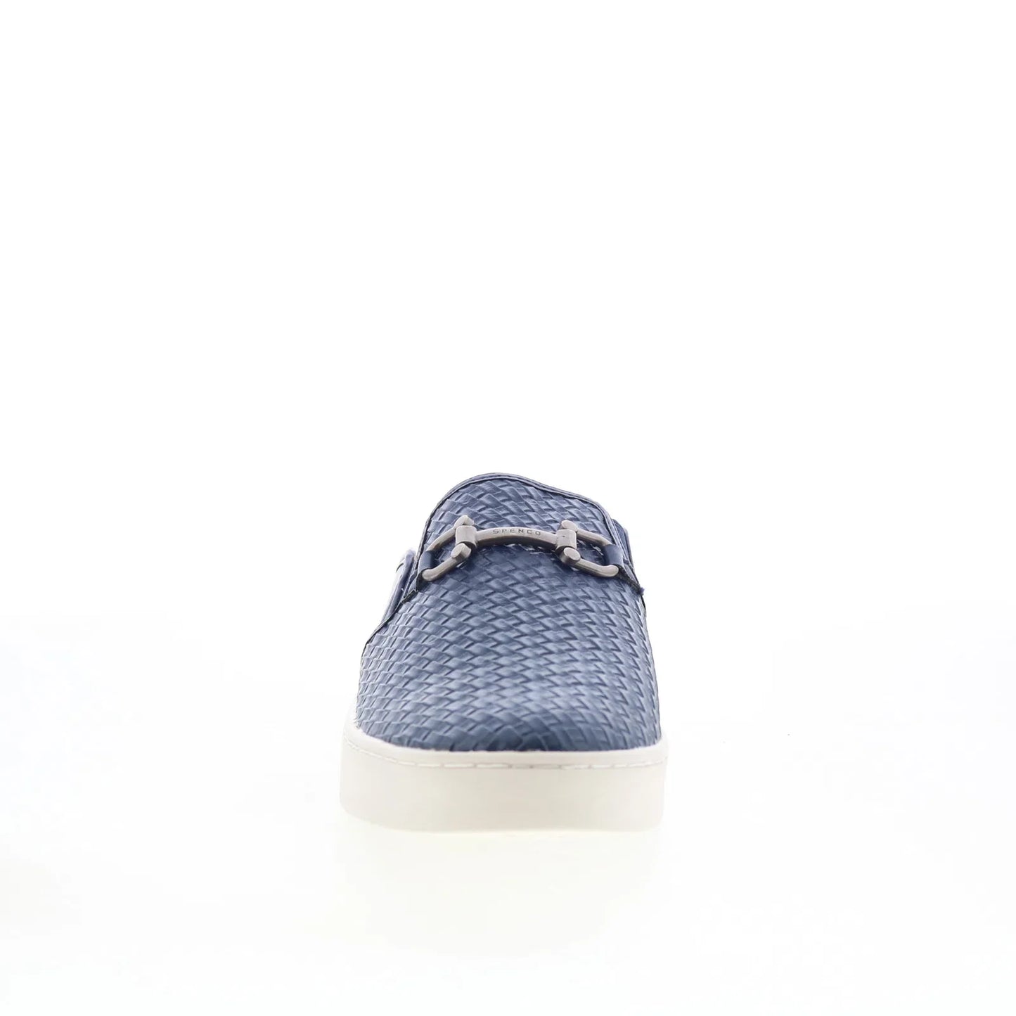 Spenco Durham Slide SP1038NVY Womens Blue Synthetic Slip On Clog Flats Shoes