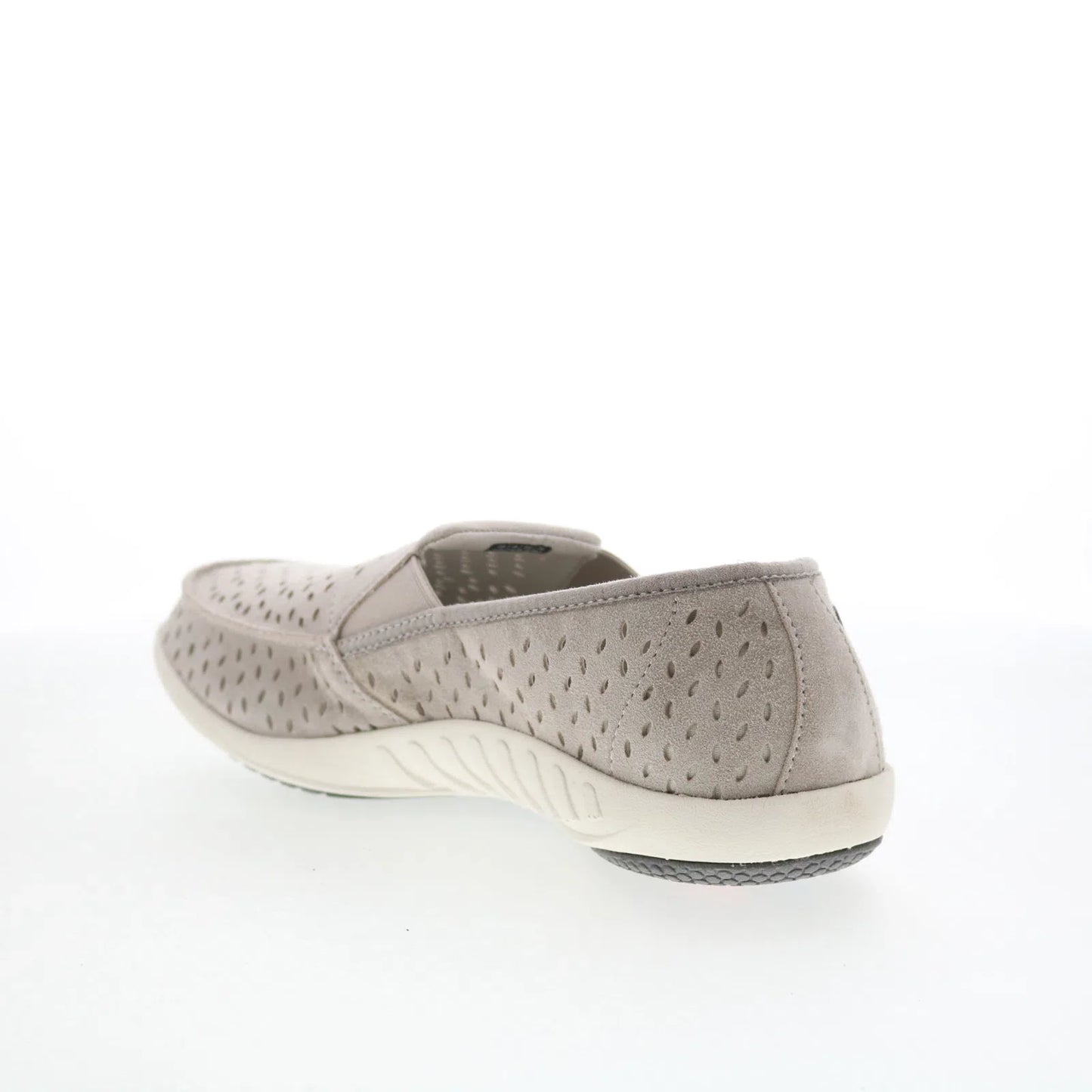Spenco Equinox Slip-On SP1092DOV Womens Gray Suede Loafer Slippers Shoes