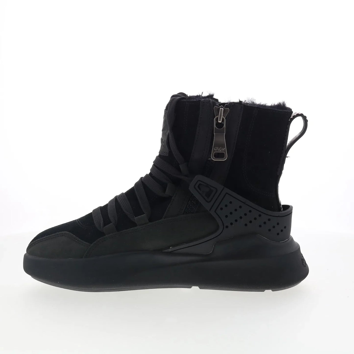 Pajar Exo Light 58744 Womens Black Suede Zipper Ankle & Booties Boots