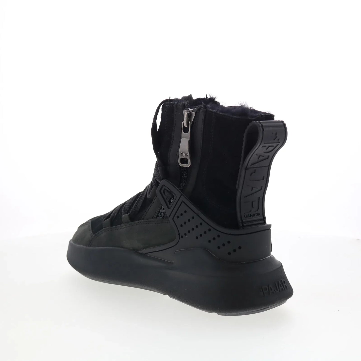 Pajar Exo Light 58744 Womens Black Suede Zipper Ankle & Booties Boots