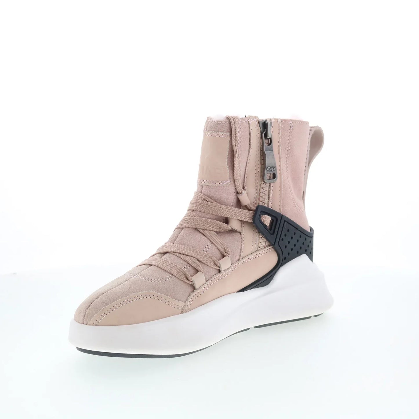 Pajar Exo Light 58748 Womens Pink Leather Lace Up Casual Dress Boots