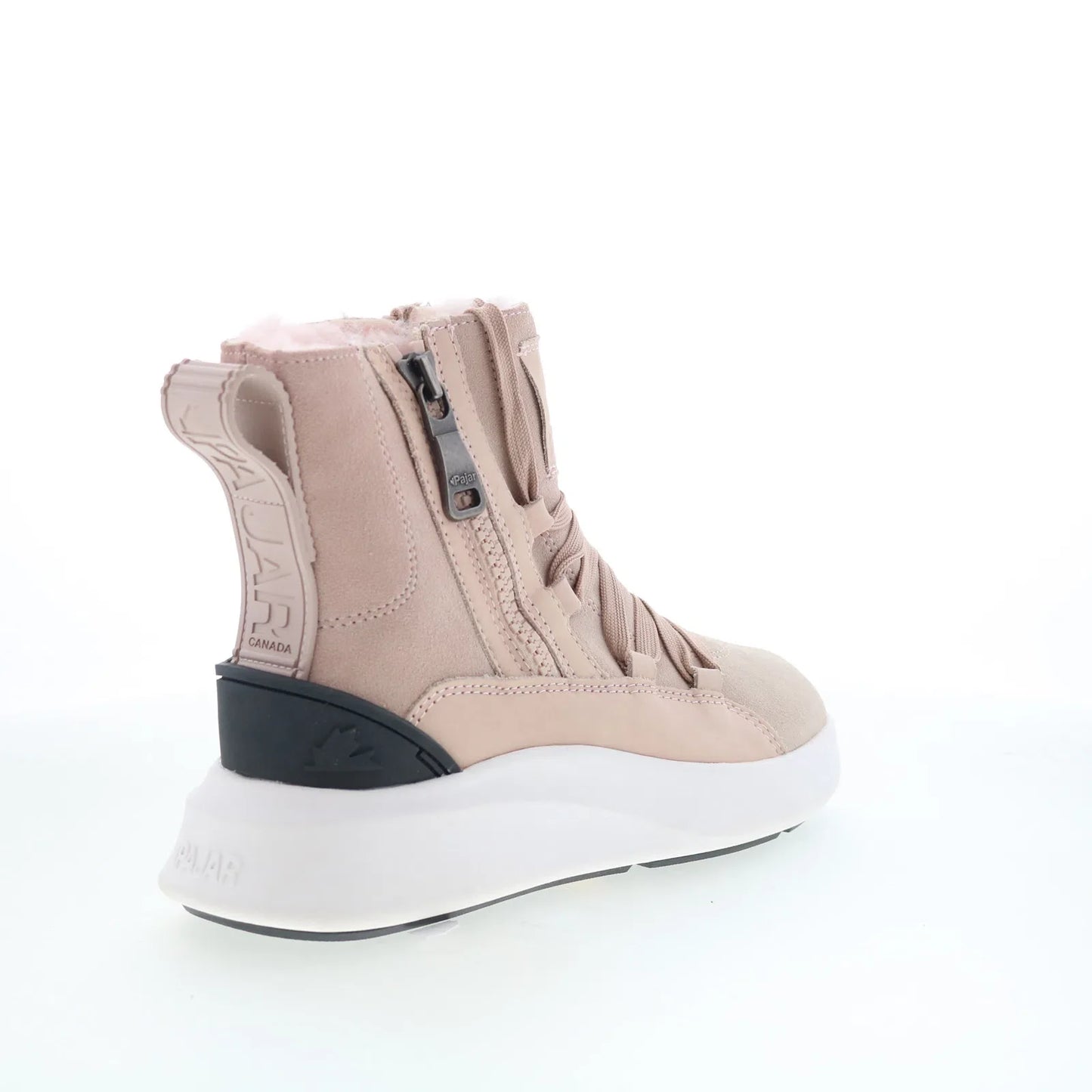 Pajar Exo Light 58748 Womens Pink Leather Lace Up Casual Dress Boots