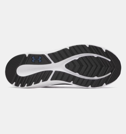 Under Armour Men's Big Logo Charged Pursuit 4 Shoe Black/Blue/Anthracite