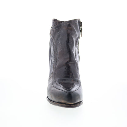 Bed Stu Isla F323000 Womens Brown Leather Zipper Ankle & Booties Boots