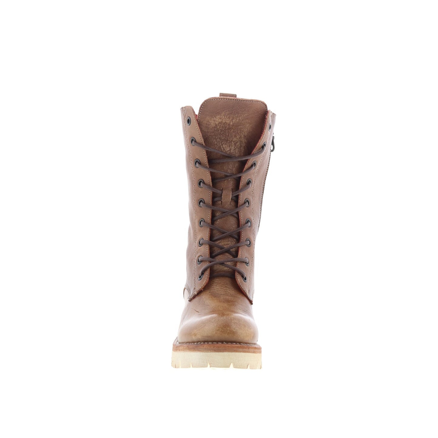 Bed Stu Posh F393021 Womens Brown Leather Lace Up Casual Dress Boots