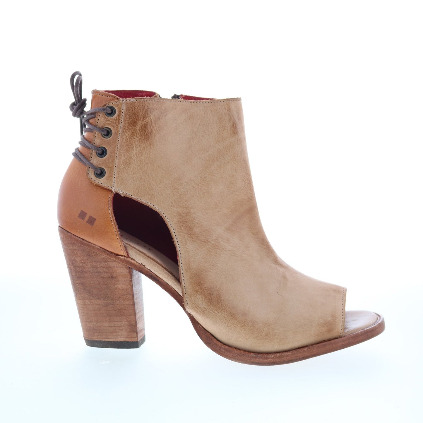 Bed Stu Angelique F399023 Womens Brown Leather Lace Up Ankle & Booties Boots