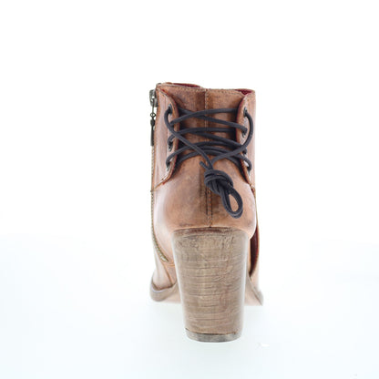Bed Stu Angelique F399023 Womens Brown Leather Lace Up Ankle & Booties Boots
