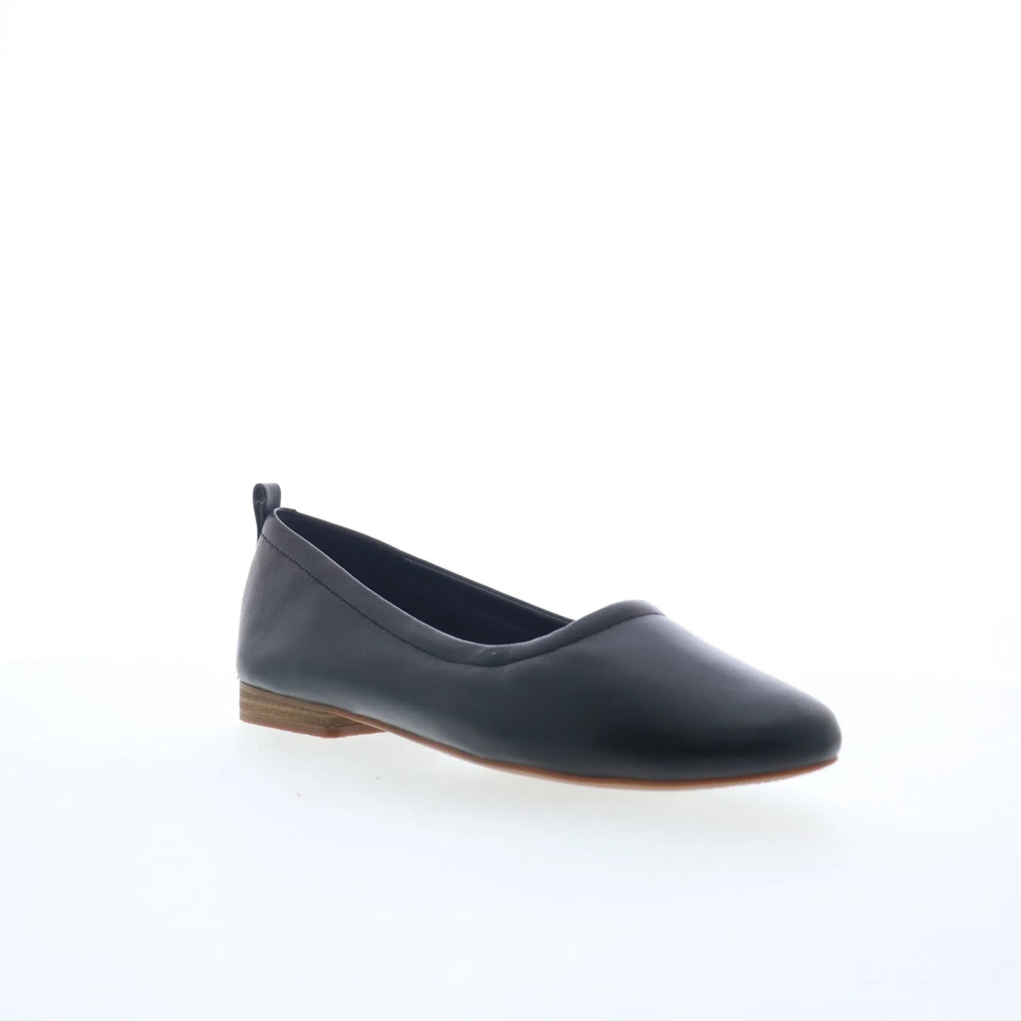 Clarks Fawna Soft 26181224 Womens Black Leather Slip On Loafer Flats Shoes