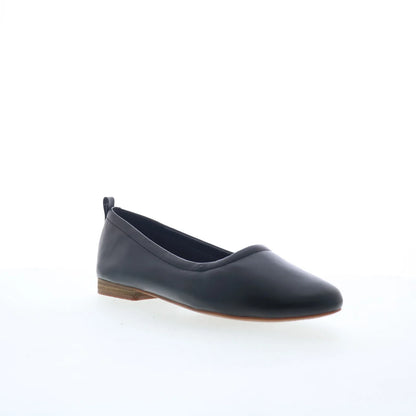 Clarks Fawna Soft 26181224 Womens Black Leather Slip On Loafer Flats Shoes
