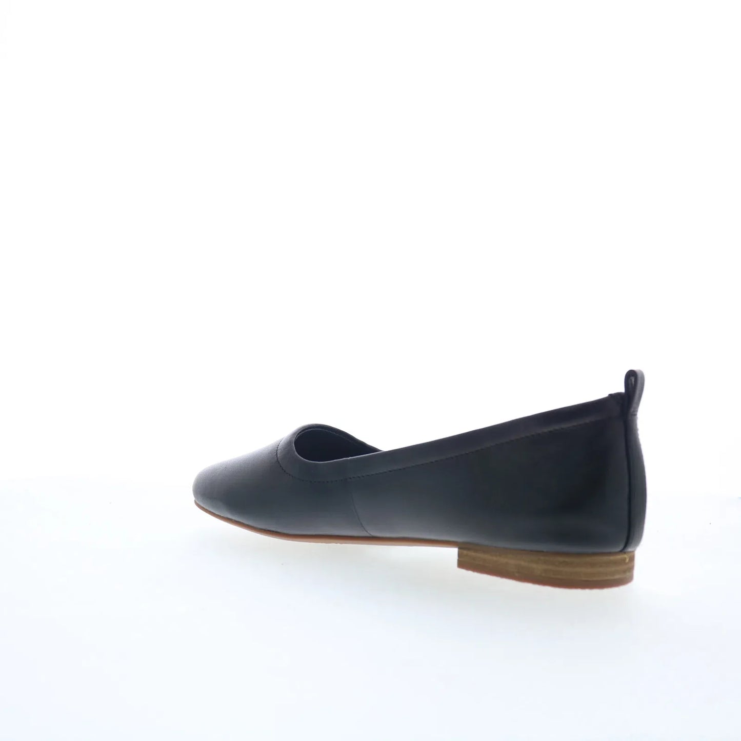 Clarks Fawna Soft 26181224 Womens Black Leather Slip On Loafer Flats Shoes