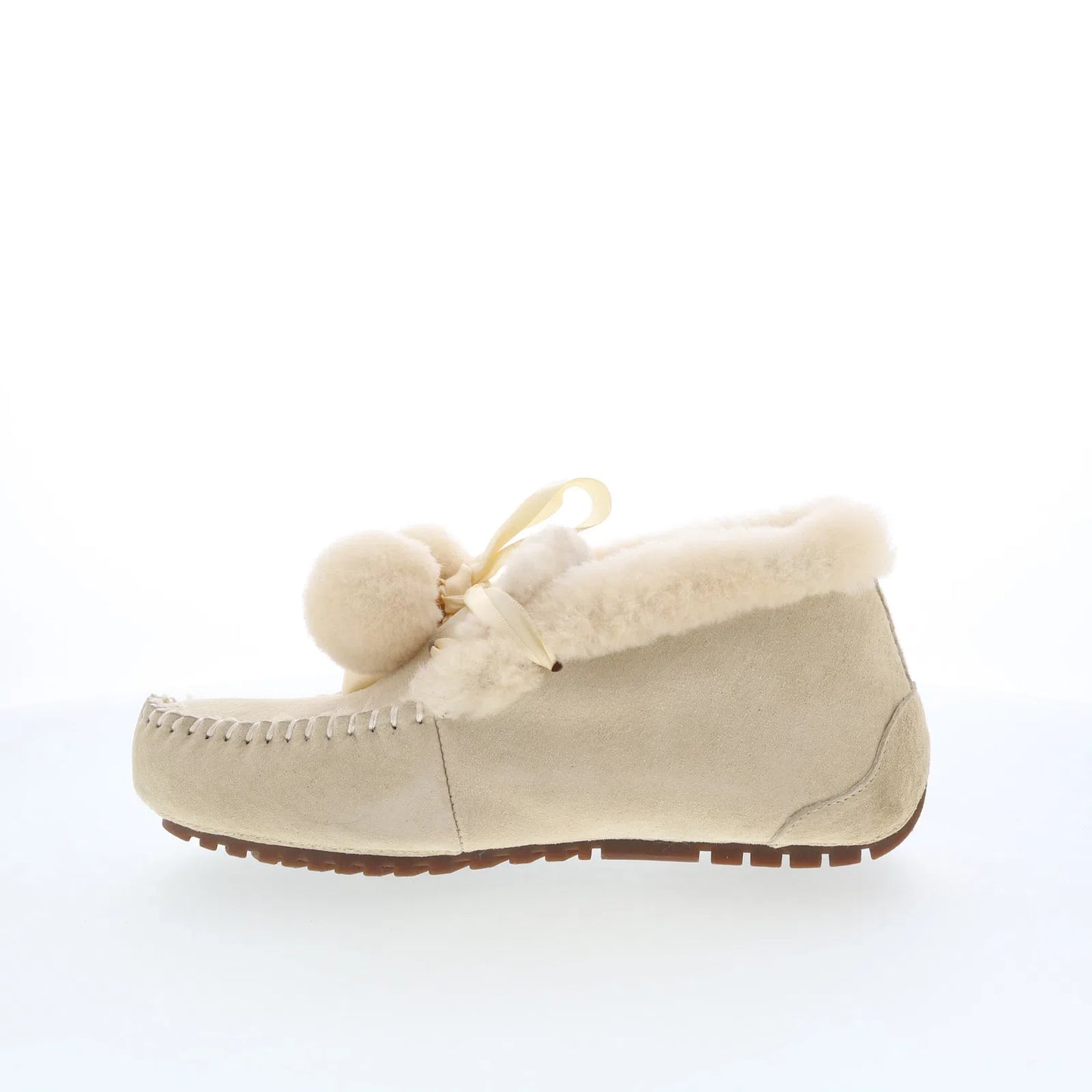 Pajar Fayth 53820 Womens Beige Suede Slip On Loafer Flats Shoes